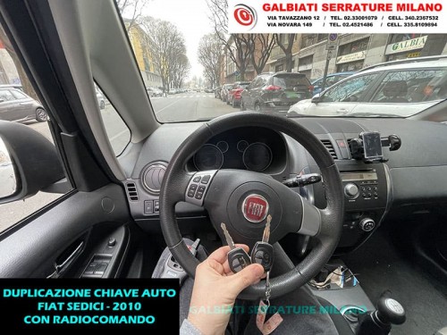 Duplicazione chiavi Fiat