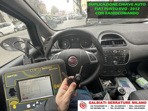 Duplicazione chiavi Fiat